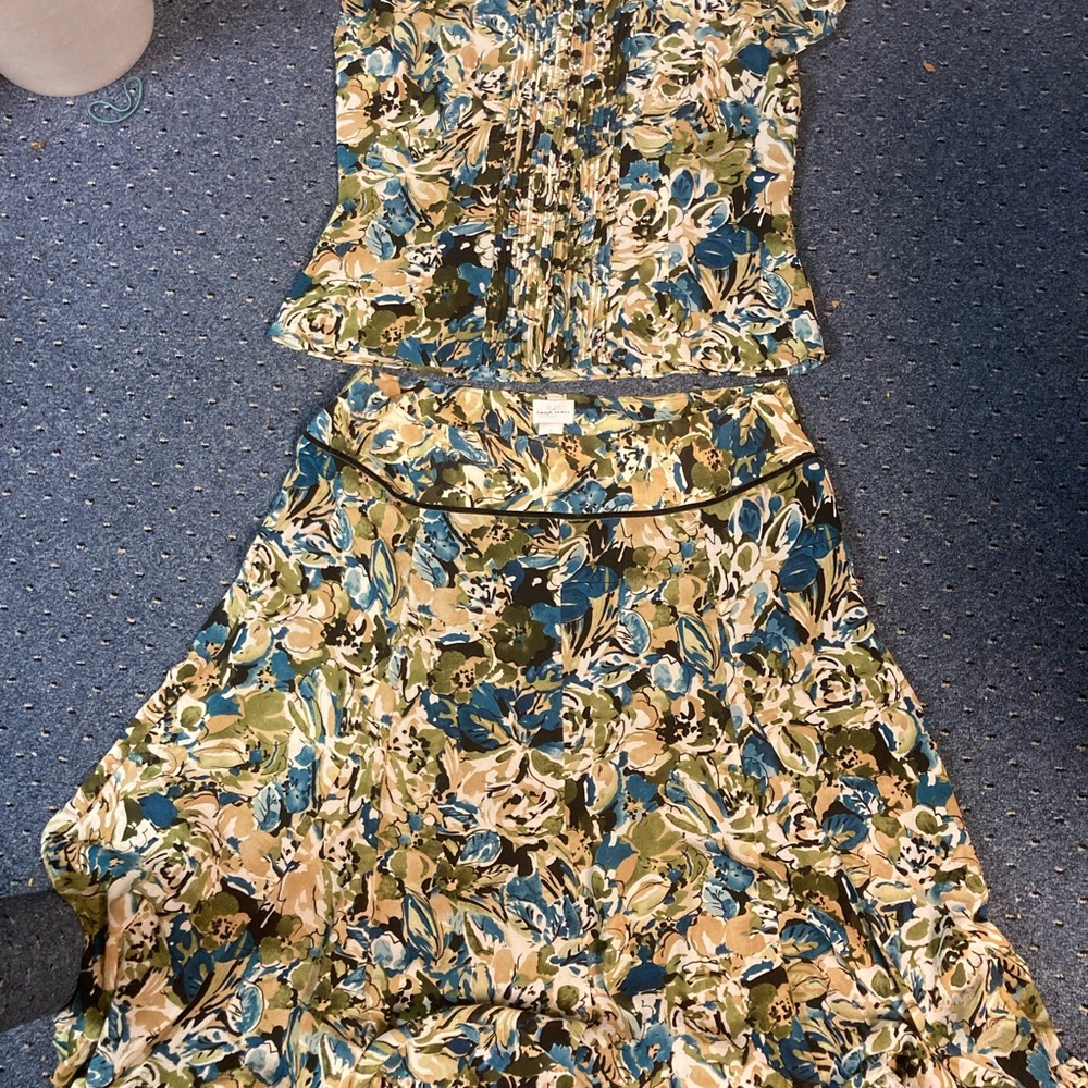 Emma James Yellow and White Ruffled Tiered Dress